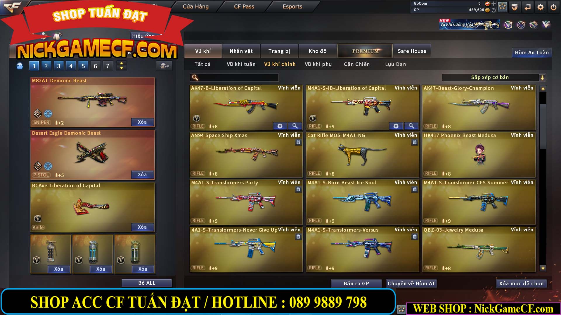 MÃ CF15282 - GIÁ : 2850K - CHIẾN C4 SIÊU XINH - 23 VIP - VIP5