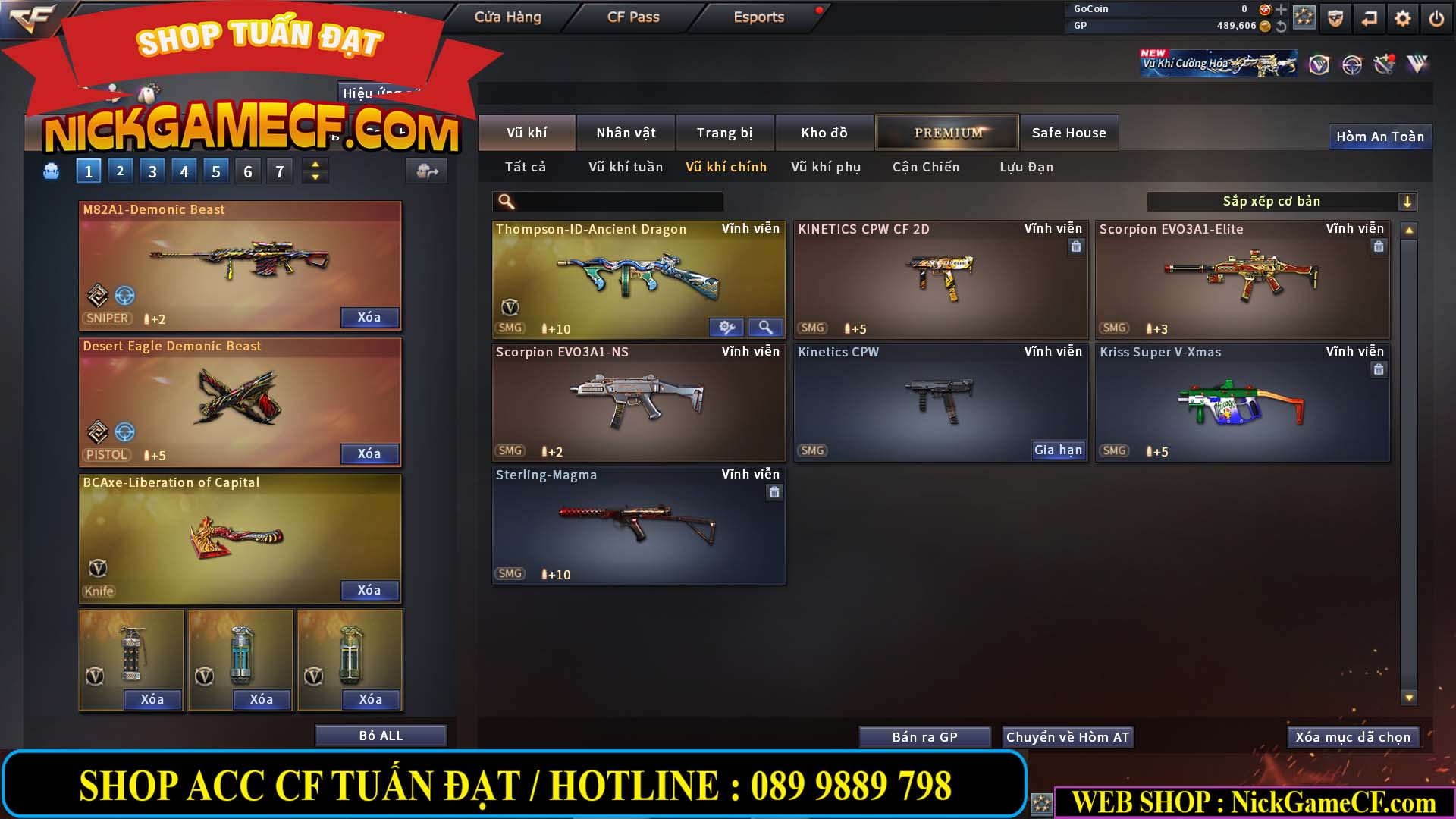 MÃ CF15282 - GIÁ : 2850K - CHIẾN C4 SIÊU XINH - 23 VIP - VIP5