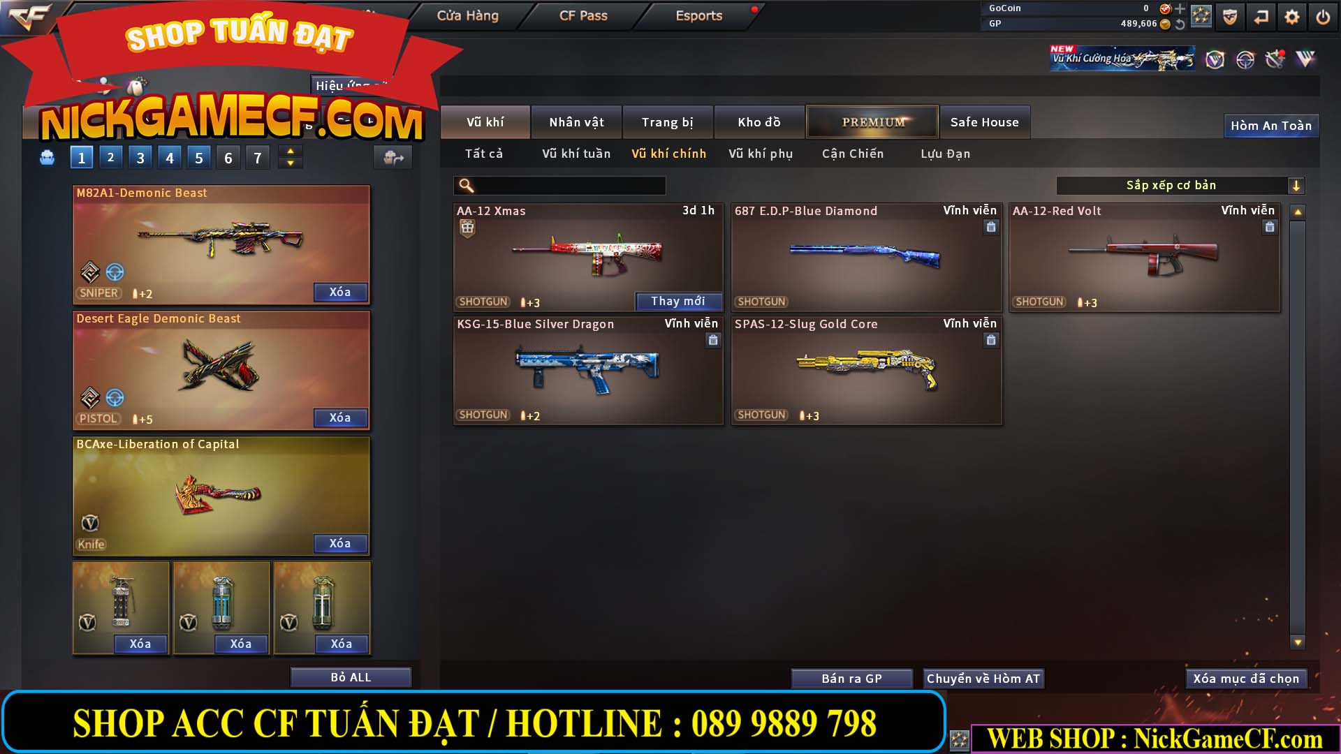 MÃ CF15282 - GIÁ : 2850K - CHIẾN C4 SIÊU XINH - 23 VIP - VIP5