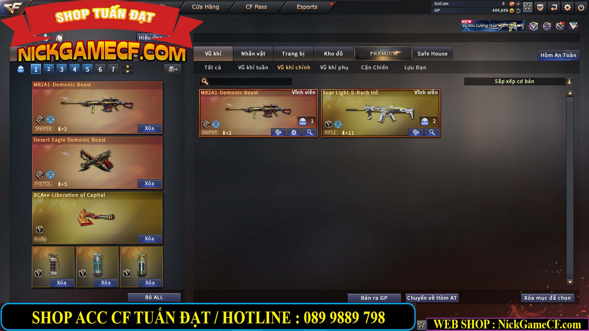 MÃ CF15282 - GIÁ : 2850K - CHIẾN C4 SIÊU XINH - 23 VIP - VIP5