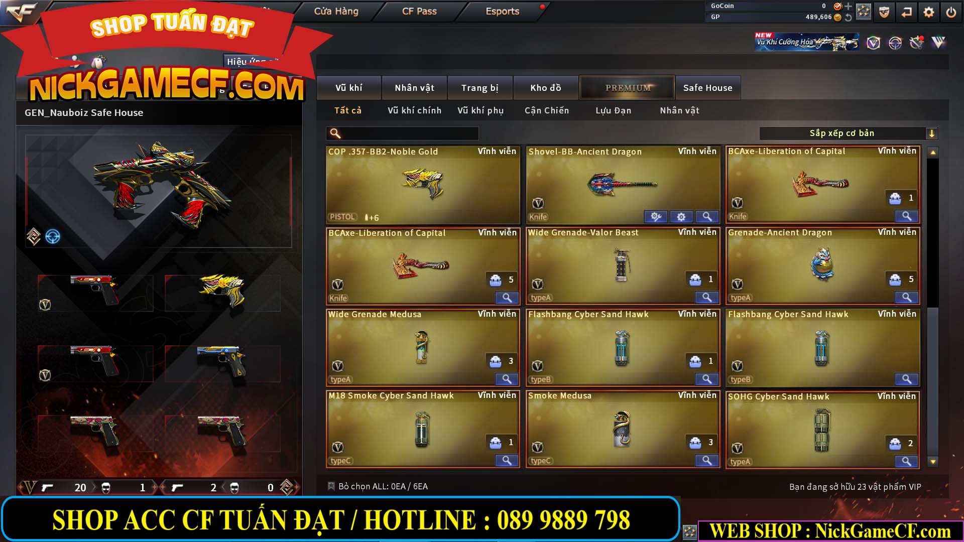 MÃ CF15282 - GIÁ : 2850K - CHIẾN C4 SIÊU XINH - 23 VIP - VIP5