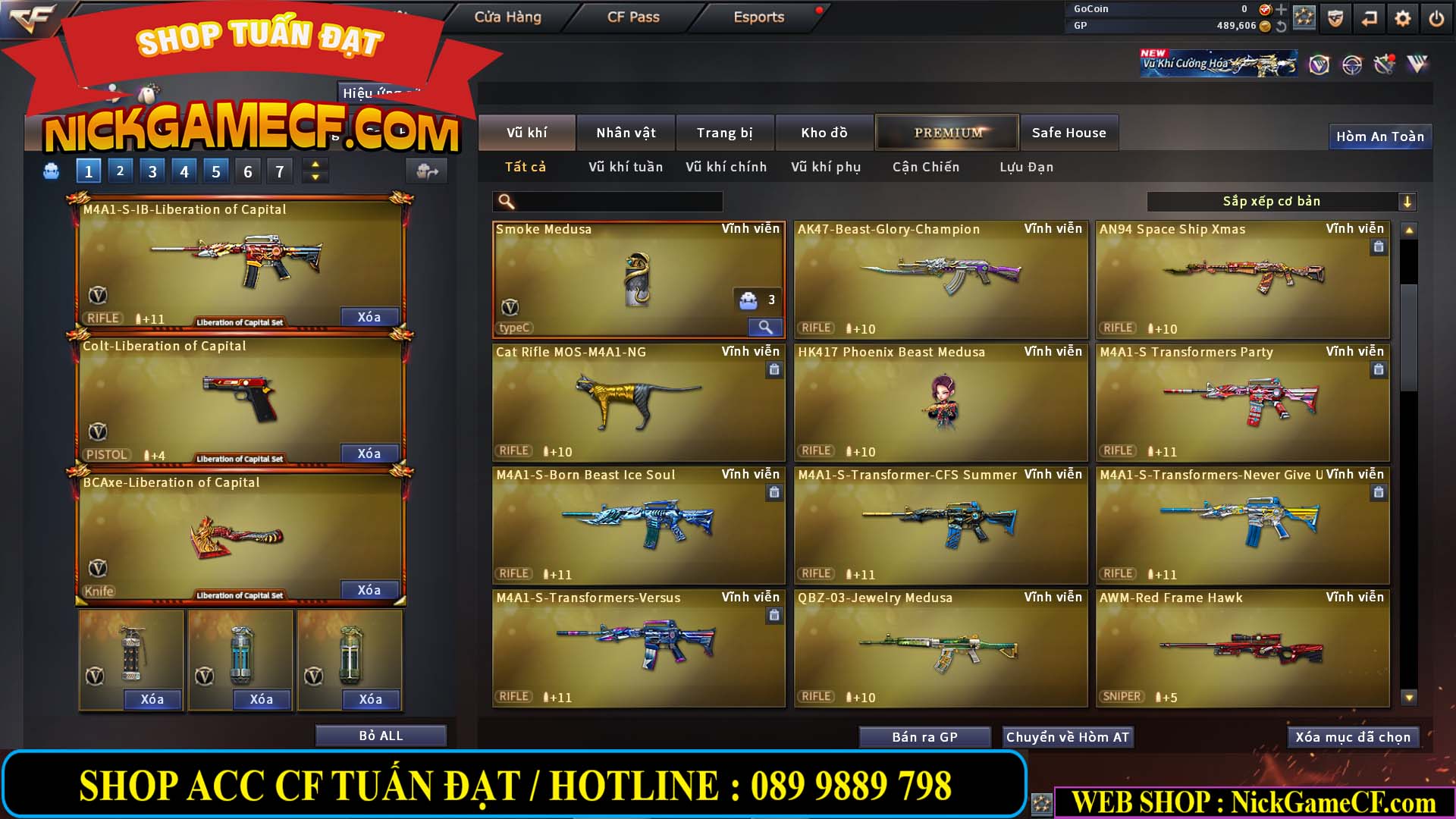 MÃ CF15282 - GIÁ : 2850K - CHIẾN C4 SIÊU XINH - 23 VIP - VIP5