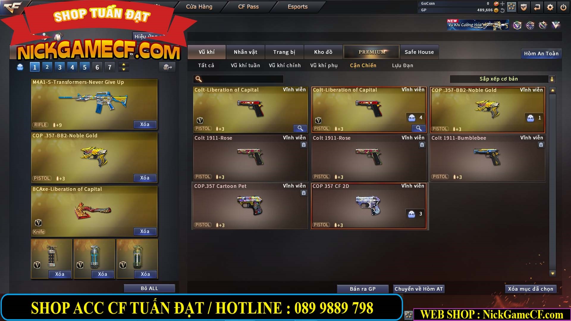 MÃ CF15282 - GIÁ : 2850K - CHIẾN C4 SIÊU XINH - 23 VIP - VIP5