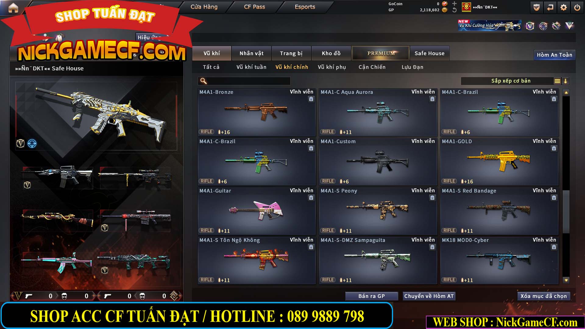 MÃ CF15283 - GIÁ : 1950K - CHIẾN C4 XINH - 12 VIP - VIP4