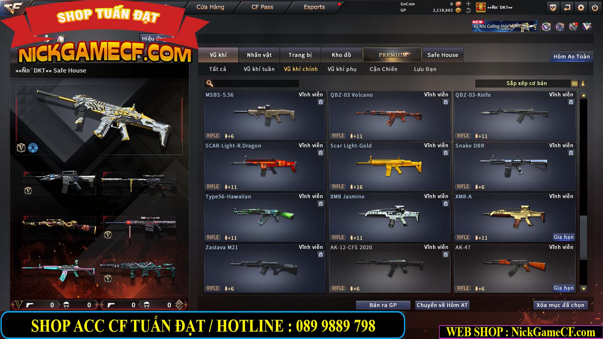 MÃ CF15283 - GIÁ : 1950K - CHIẾN C4 XINH - 12 VIP - VIP4