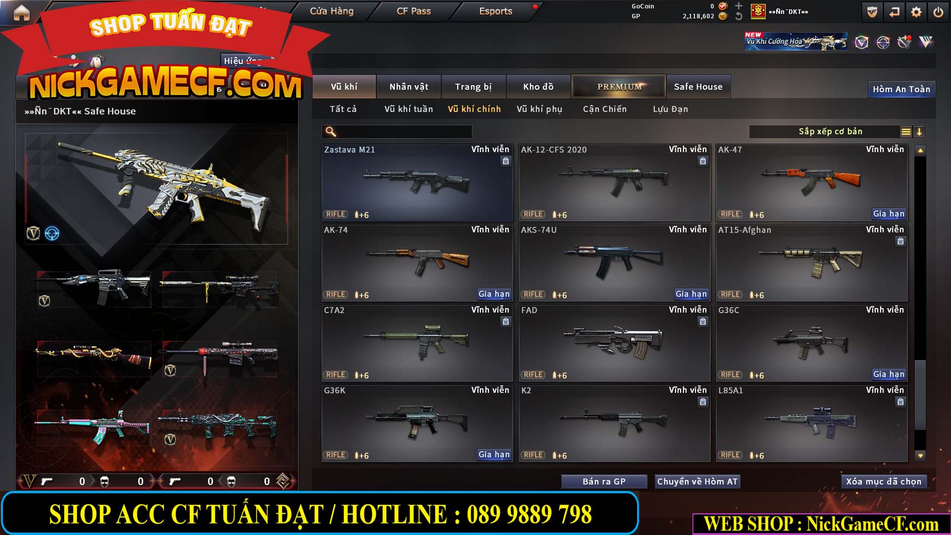 MÃ CF15283 - GIÁ : 1950K - CHIẾN C4 XINH - 12 VIP - VIP4