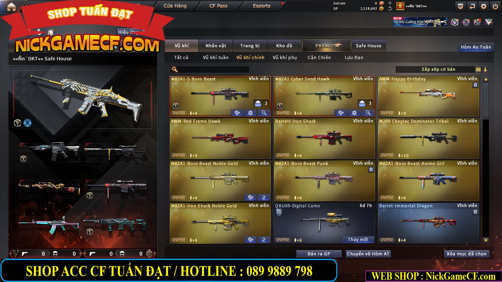 MÃ CF15283 - GIÁ : 1950K - CHIẾN C4 XINH - 12 VIP - VIP4