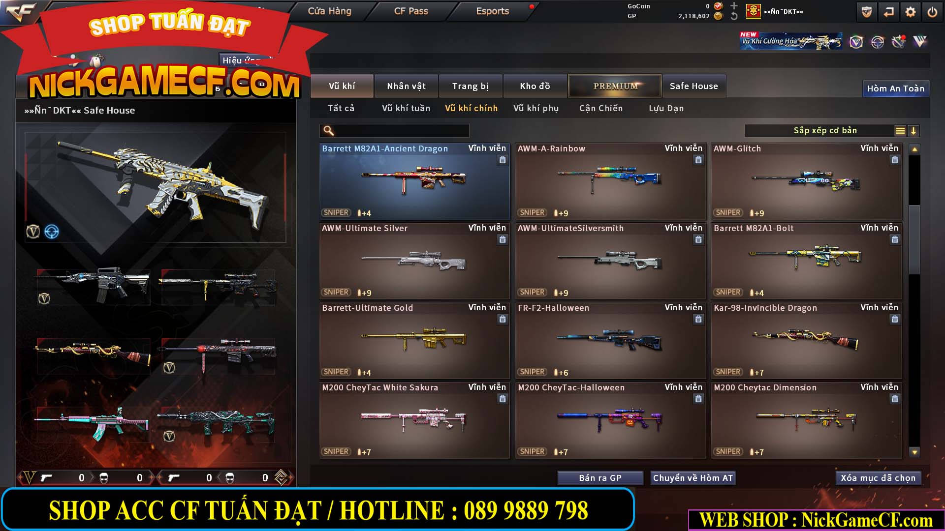 MÃ CF15283 - GIÁ : 1950K - CHIẾN C4 XINH - 12 VIP - VIP4