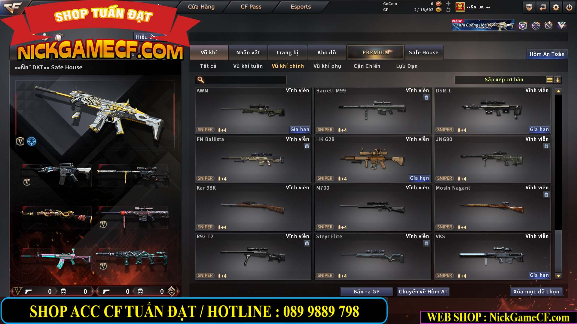 MÃ CF15283 - GIÁ : 1950K - CHIẾN C4 XINH - 12 VIP - VIP4