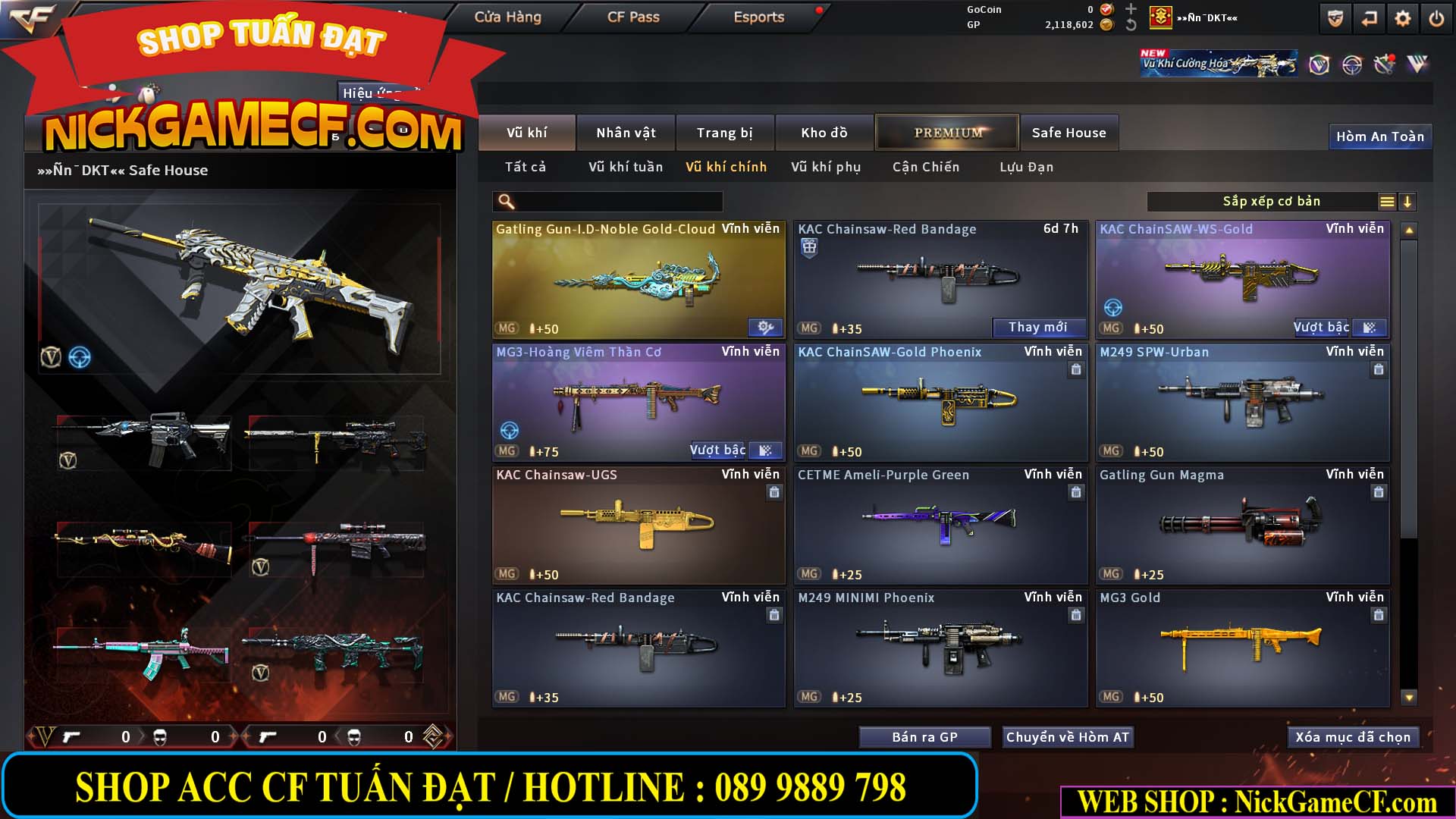 MÃ CF15283 - GIÁ : 1950K - CHIẾN C4 XINH - 12 VIP - VIP4