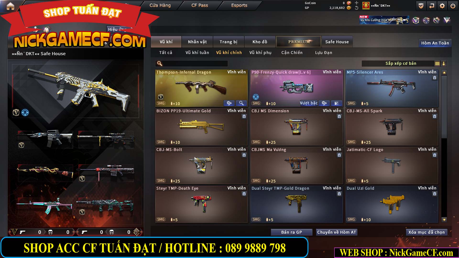 MÃ CF15283 - GIÁ : 1950K - CHIẾN C4 XINH - 12 VIP - VIP4