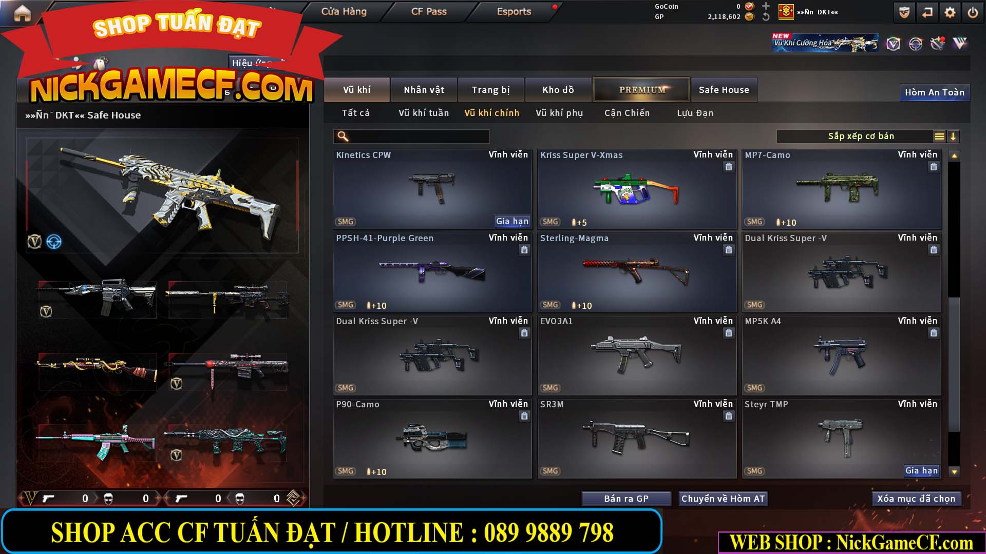 MÃ CF15283 - GIÁ : 1950K - CHIẾN C4 XINH - 12 VIP - VIP4