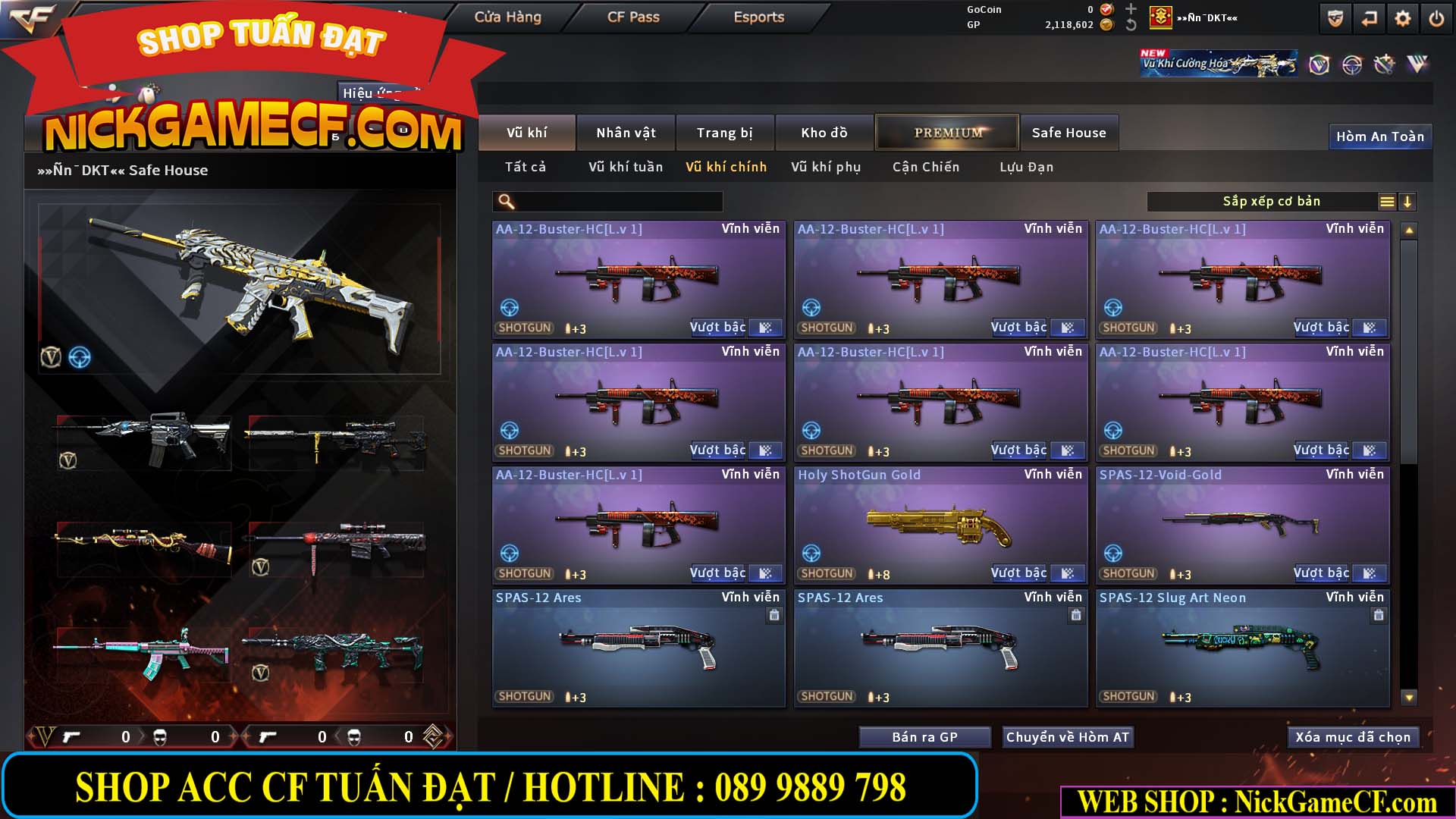 MÃ CF15283 - GIÁ : 1950K - CHIẾN C4 XINH - 12 VIP - VIP4