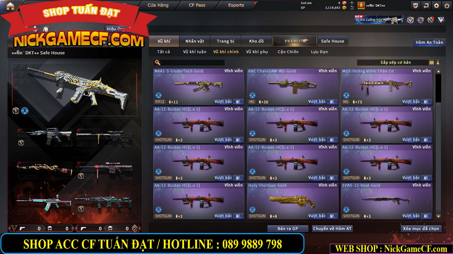 MÃ CF15283 - GIÁ : 1950K - CHIẾN C4 XINH - 12 VIP - VIP4