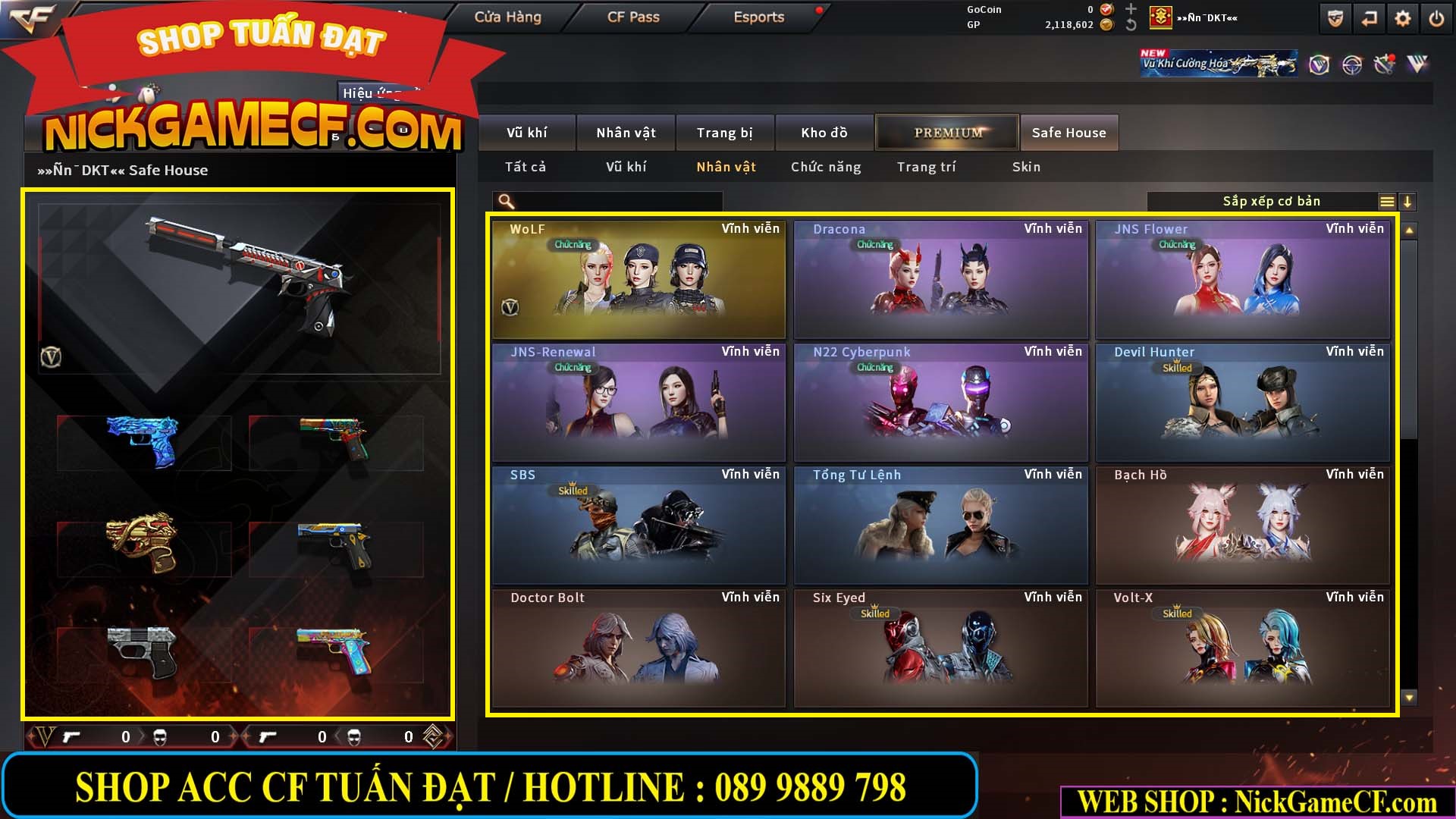 MÃ CF15283 - GIÁ : 1950K - CHIẾN C4 XINH - 12 VIP - VIP4