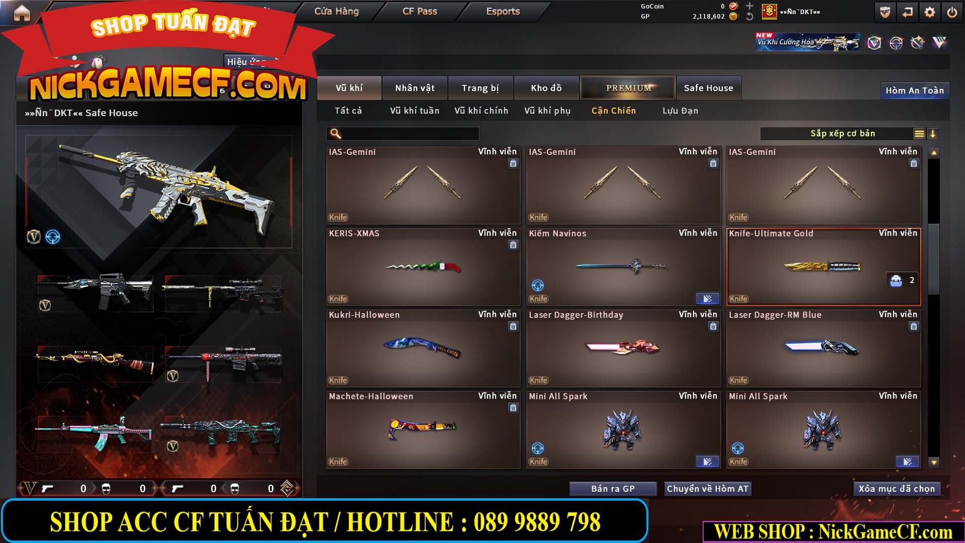 MÃ CF15283 - GIÁ : 1950K - CHIẾN C4 XINH - 12 VIP - VIP4