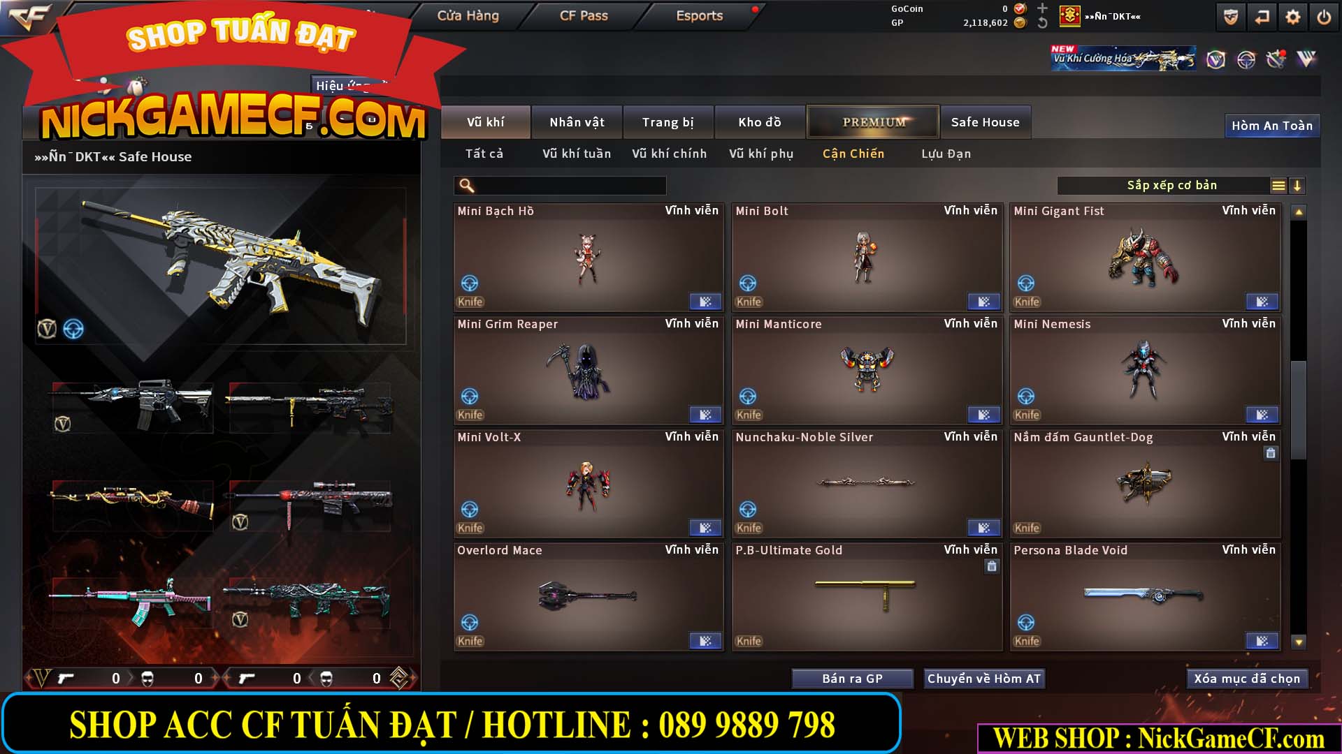 MÃ CF15283 - GIÁ : 1950K - CHIẾN C4 XINH - 12 VIP - VIP4