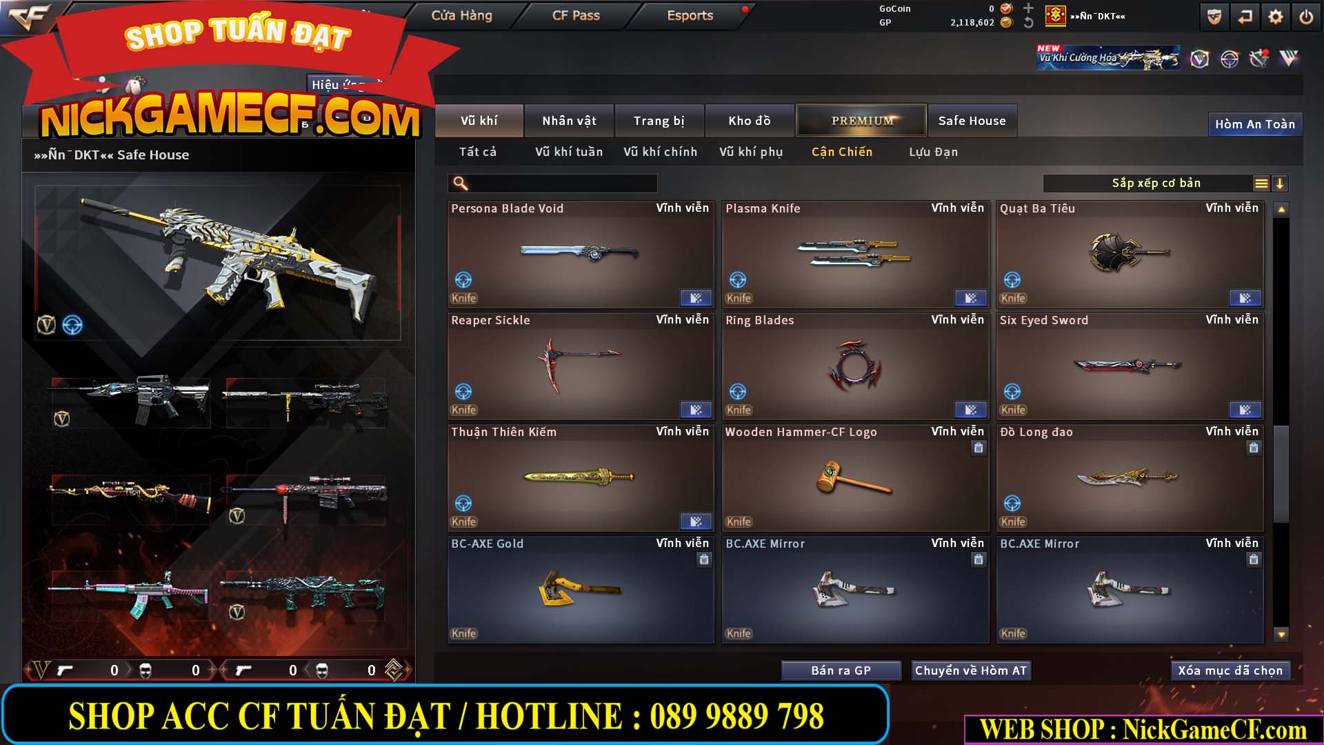 MÃ CF15283 - GIÁ : 1950K - CHIẾN C4 XINH - 12 VIP - VIP4