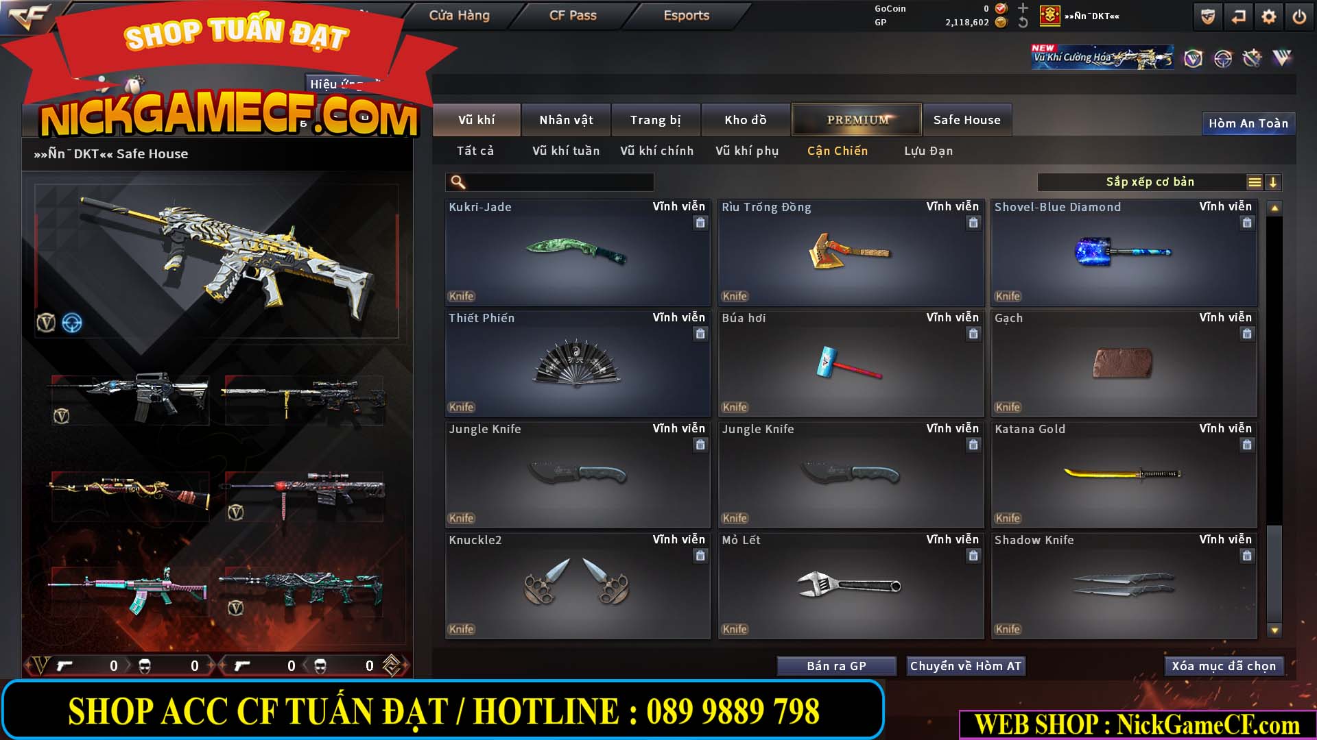 MÃ CF15283 - GIÁ : 1950K - CHIẾN C4 XINH - 12 VIP - VIP4