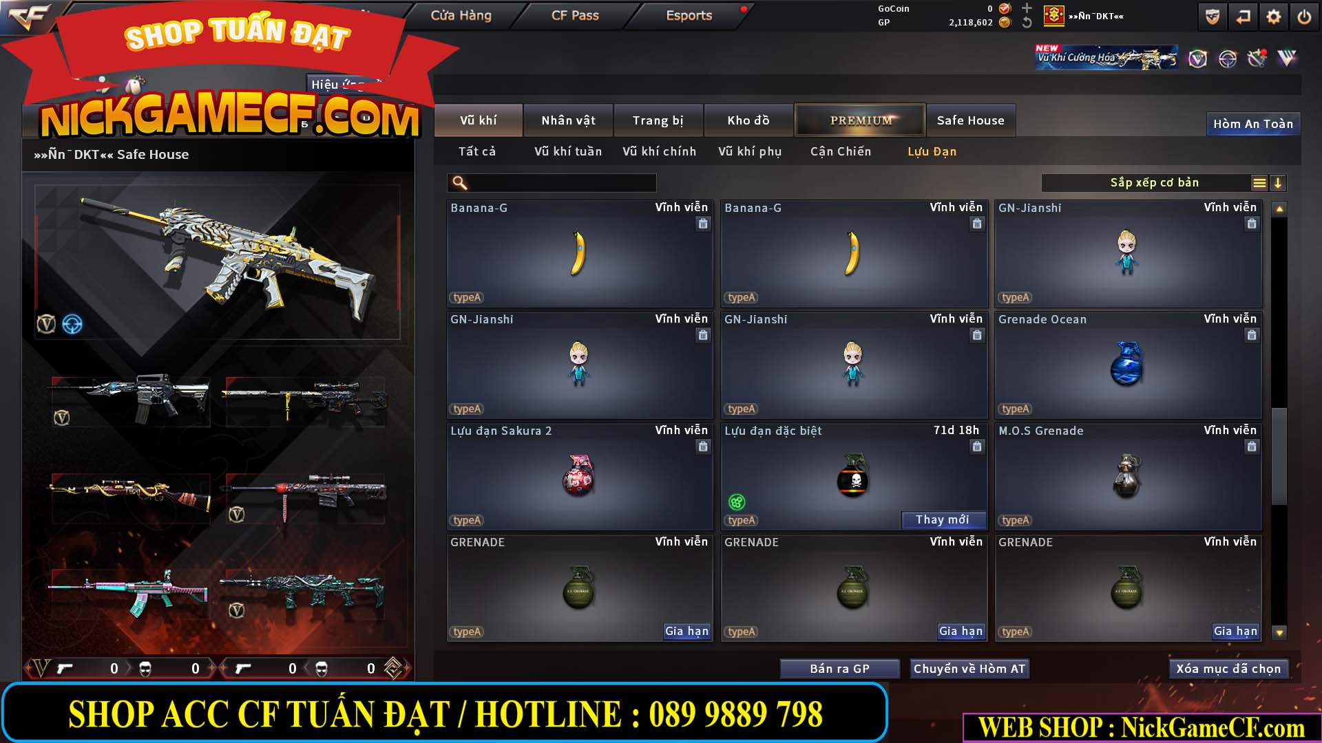 MÃ CF15283 - GIÁ : 1950K - CHIẾN C4 XINH - 12 VIP - VIP4