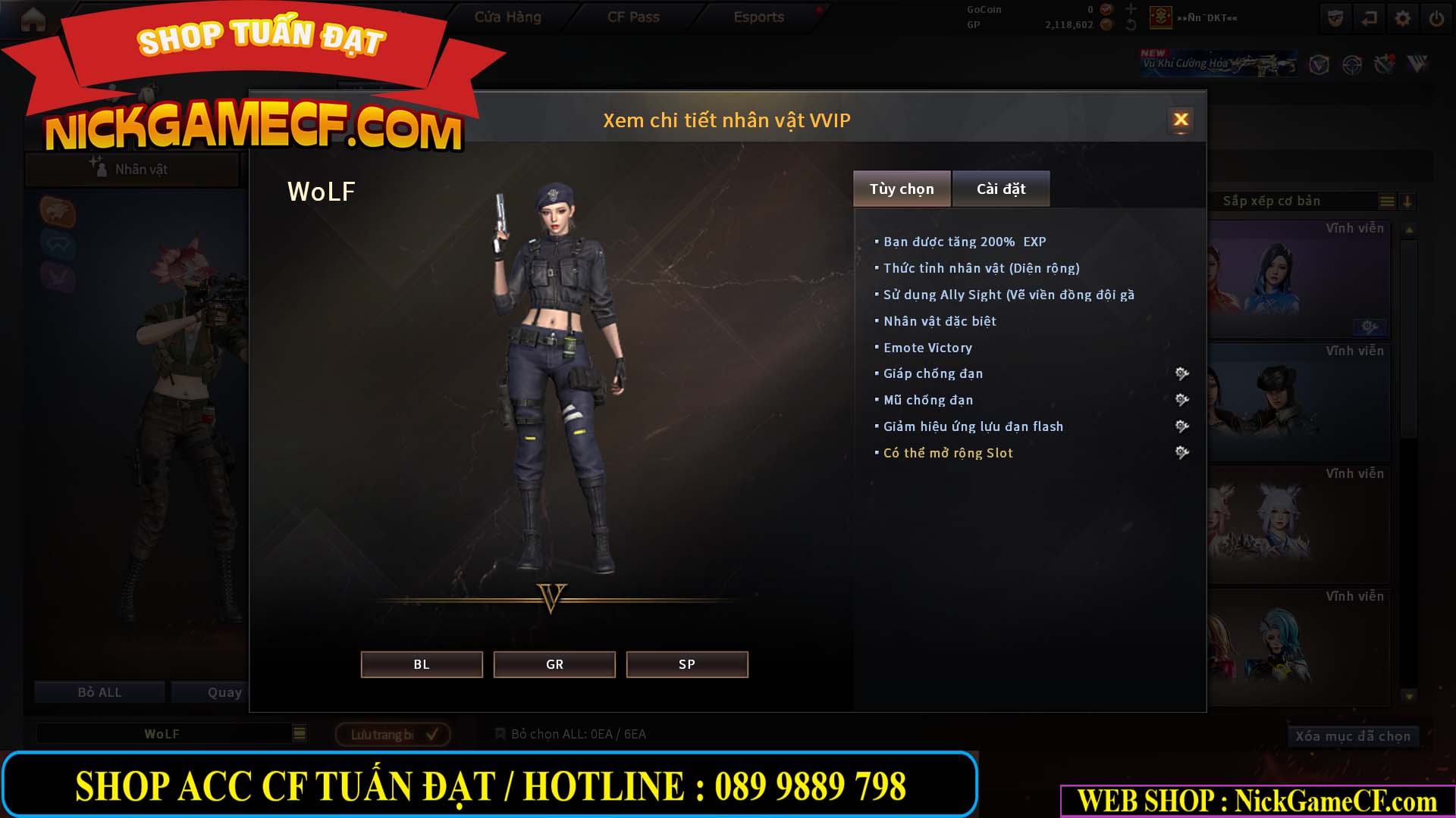 MÃ CF15283 - GIÁ : 1950K - CHIẾN C4 XINH - 12 VIP - VIP4