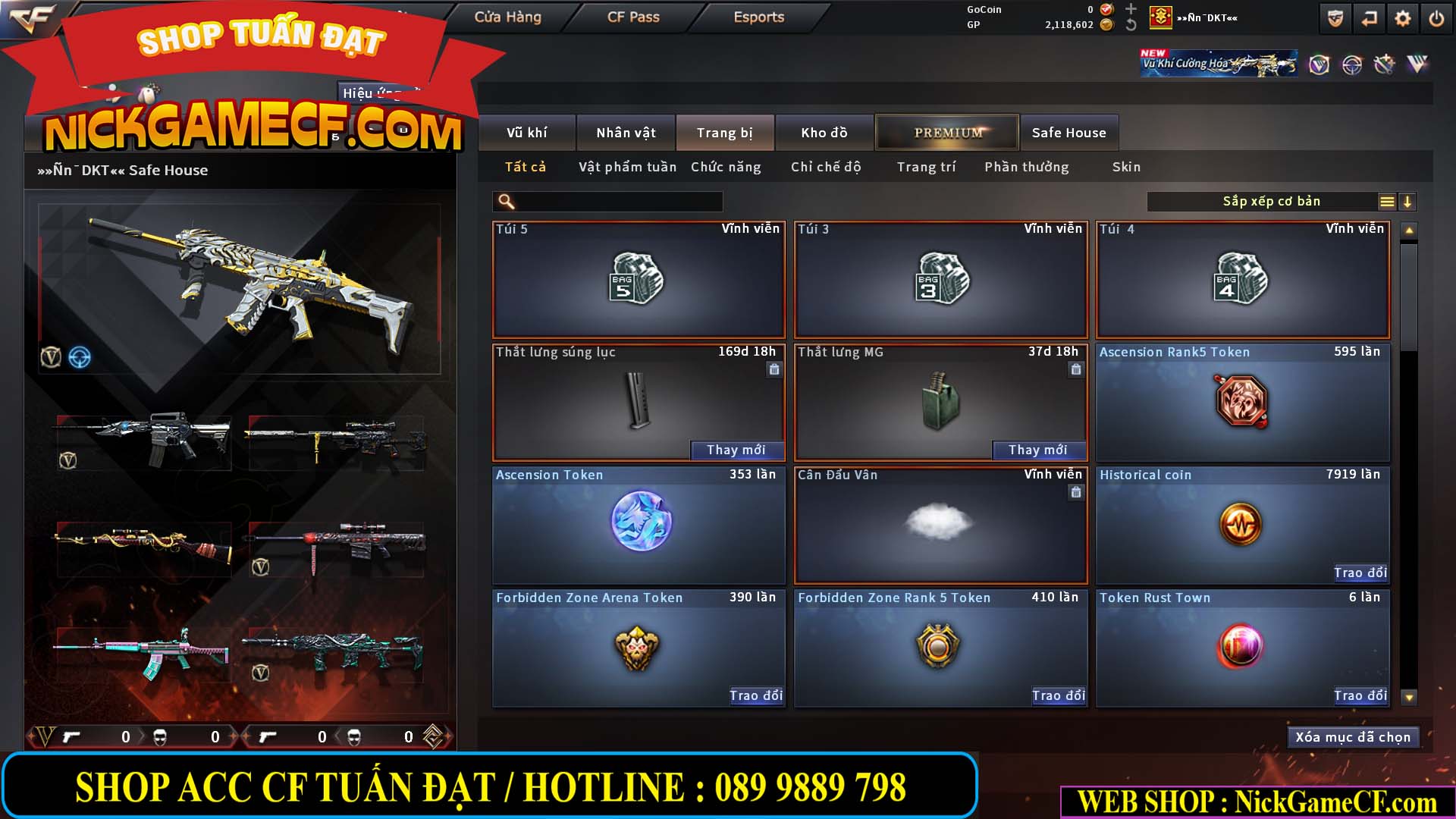 MÃ CF15283 - GIÁ : 1950K - CHIẾN C4 XINH - 12 VIP - VIP4