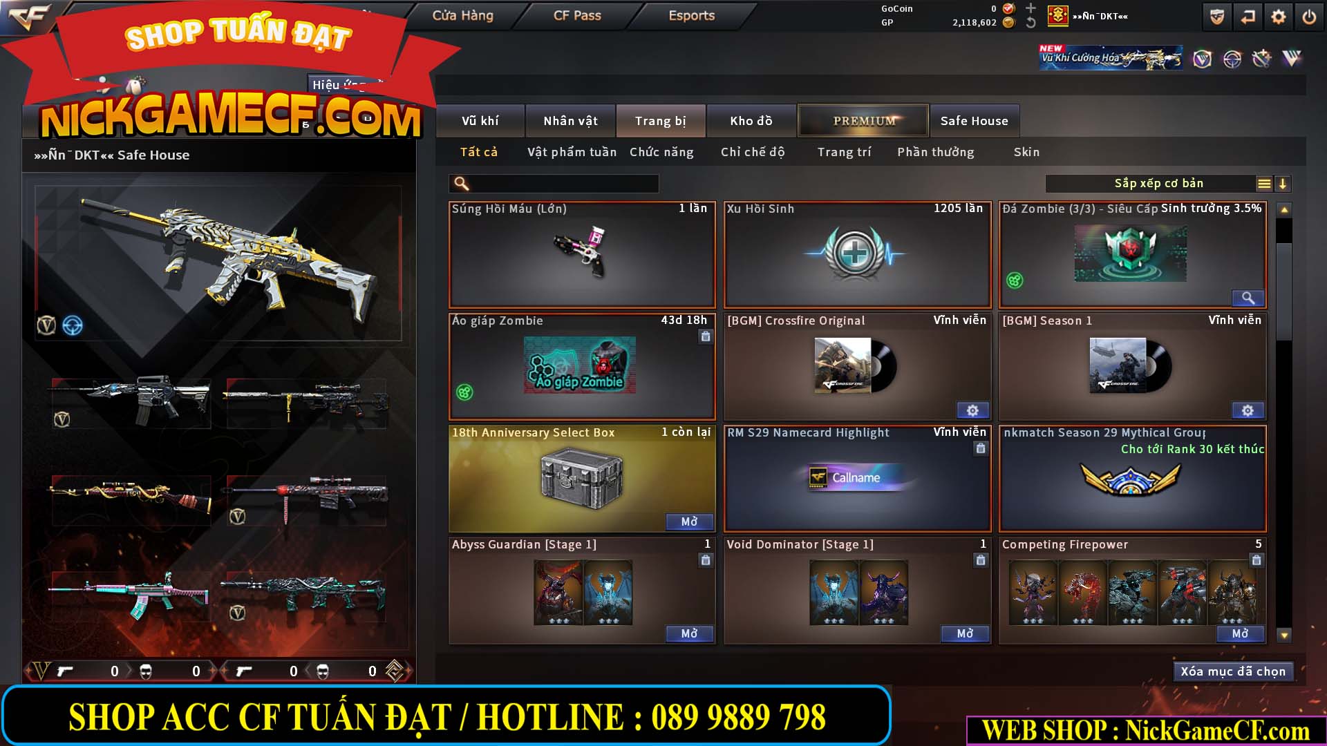 MÃ CF15283 - GIÁ : 1950K - CHIẾN C4 XINH - 12 VIP - VIP4