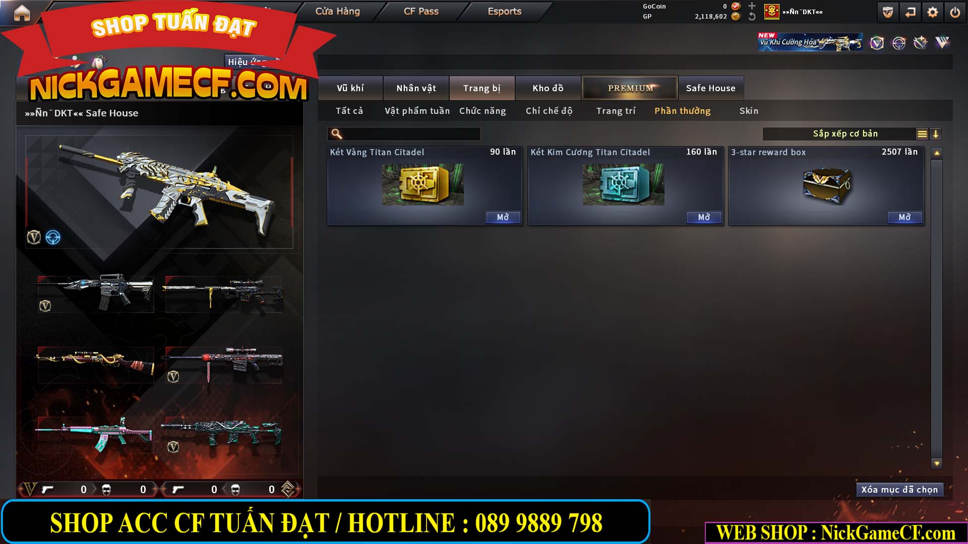 MÃ CF15283 - GIÁ : 1950K - CHIẾN C4 XINH - 12 VIP - VIP4