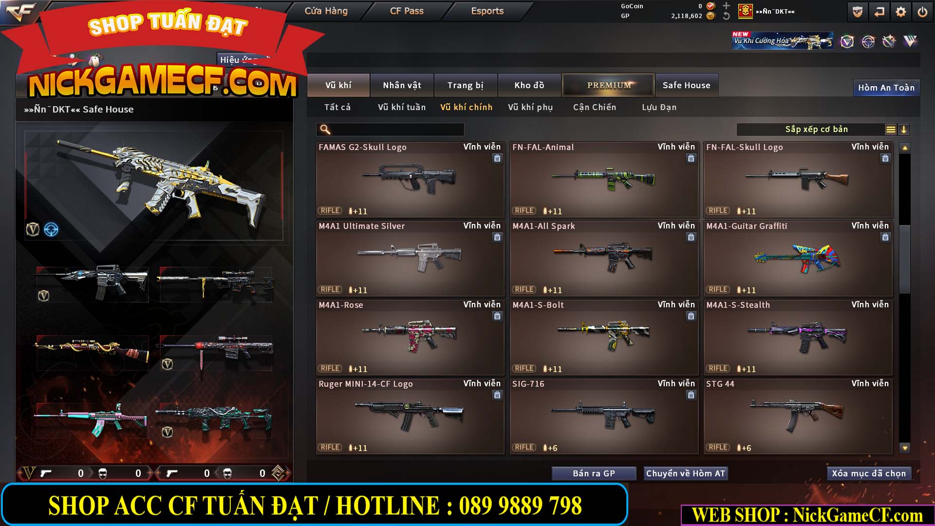 MÃ CF15283 - GIÁ : 1950K - CHIẾN C4 XINH - 12 VIP - VIP4