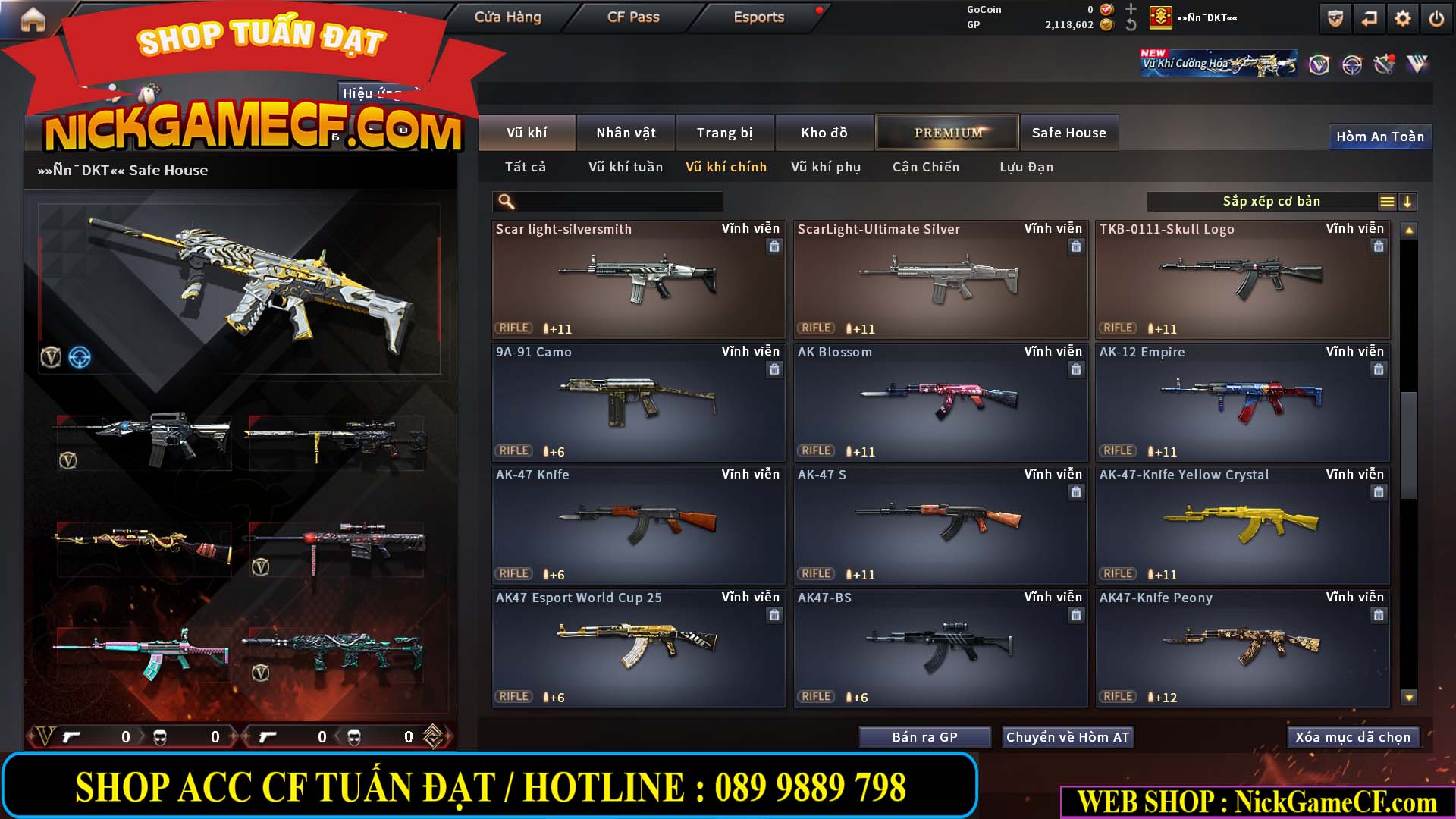 MÃ CF15283 - GIÁ : 1950K - CHIẾN C4 XINH - 12 VIP - VIP4